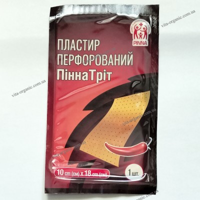 Перцовый префарированный пластырь 10*18 см. "Pinna"